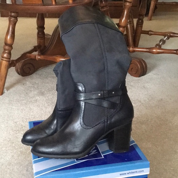 white mountain shoes boots